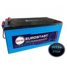 AKUMULIATORIUS EUROSTART EFB ( START-STOP ) 240AH 1250A