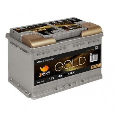Akumuliatorius JENOX GOLD 52AH 520A Akumuliatorius JENOX GOLD 52AH 520A