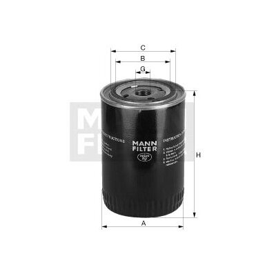HIDRAULIKOS FILTRAS W940/51